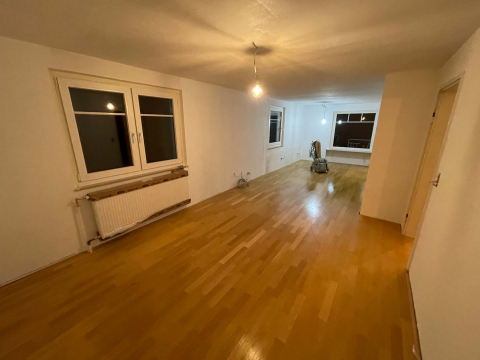 Während der Sanierung von Paulas Ferienhaus in Buchen (Odenwald)