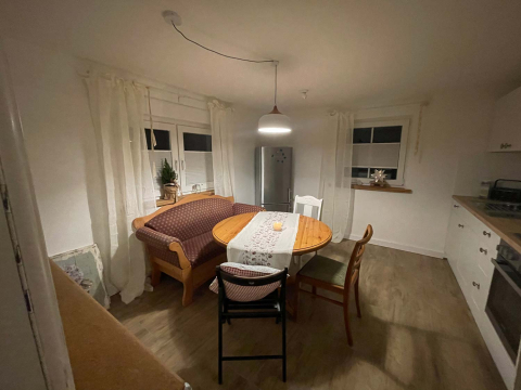 Während der Sanierung von Paulas Ferienhaus in Buchen (Odenwald)