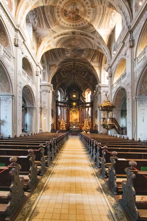 Blick in die Basilika St. Georg in Walldürn