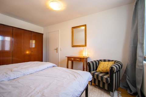 Das Schlafzimmer in der Ferienwohnung Odenwald in 74722 Buchen (Odenwald).